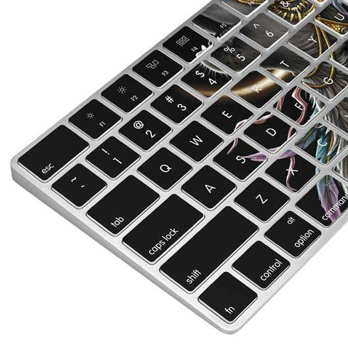 Wolf Howling by Sarah Richter Magic Keyboard Skin