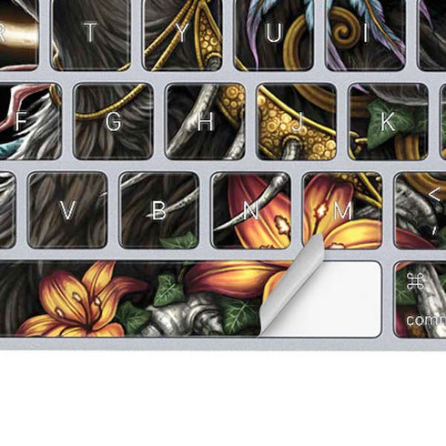 Wolf Howling by Sarah Richter Magic Keyboard Skin