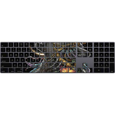 Wolf Howling by Sarah Richter Magic Keyboard with Numeric Keypad Skin