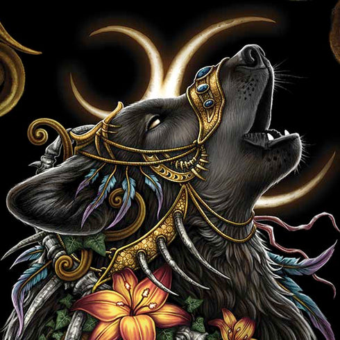 Wolf Howling by Sarah Richter Moto G6 Skin