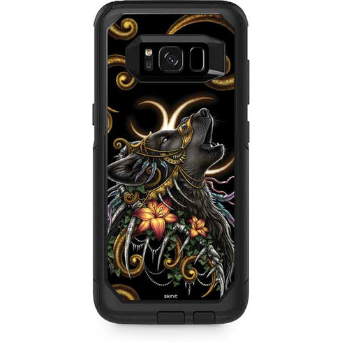 Wolf Howling by Sarah Richter Otterbox Commuter Galaxy Skin