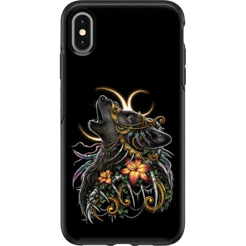 Wolf Howling by Sarah Richter Otterbox Symmetry iPhone Skin