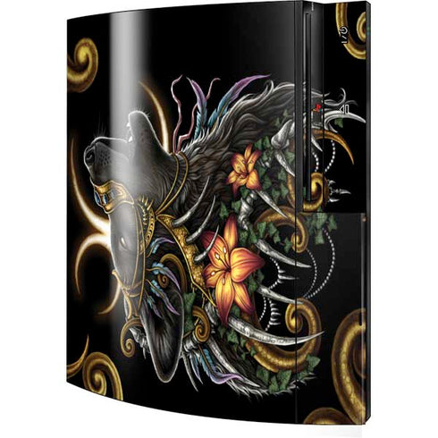 Wolf Howling by Sarah Richter Playstation 3 & PS3 Skin