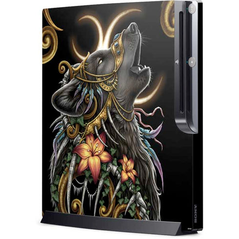 Wolf Howling by Sarah Richter Playstation 3 & PS3 Slim Skin