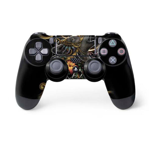 Wolf Howling by Sarah Richter PS4 Controller Skin
