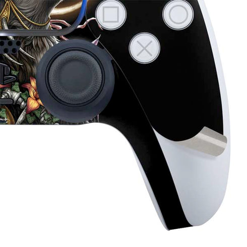 Wolf Howling by Sarah Richter PS5 Controller Skin
