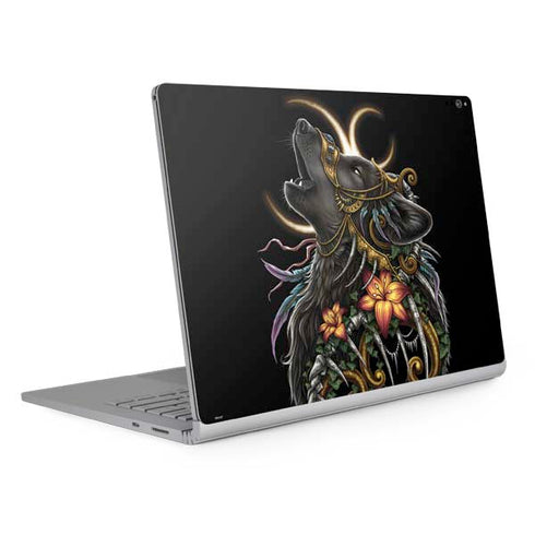 Wolf Howling by Sarah Richter Surface Book 2 15in Skin