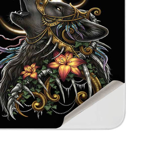 Wolf Howling by Sarah Richter Surface Duo Skin