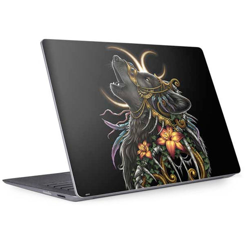 Wolf Howling by Sarah Richter Surface Laptop 2 Skin