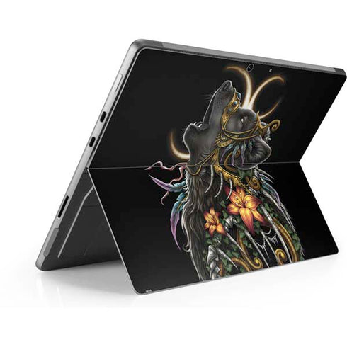 Wolf Howling by Sarah Richter Surface Pro 9 Skin