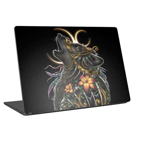 Wolf Howling by Sarah Richter Universal Laptop 12in (9.8 x 6.8in) Skin