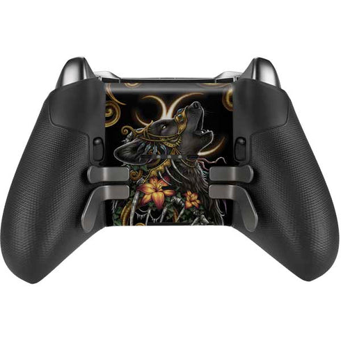 Wolf Howling by Sarah Richter Xbox Elite Wireless Controller Series 2 Skin