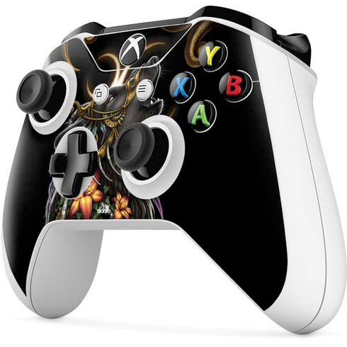 Wolf Howling by Sarah Richter Xbox One S All-Digital Edition Bundle Skin