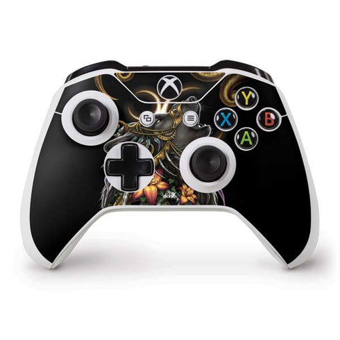 Wolf Howling by Sarah Richter Xbox One S Controller Skin