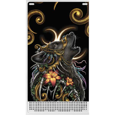 Wolf Howling by Sarah Richter Xbox Series S Console Skin