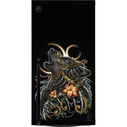 Wolf Howling by Sarah Richter Xbox Series X Console Skin