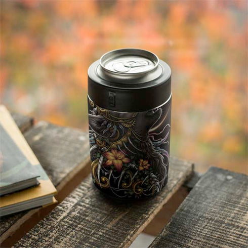 Wolf Howling by Sarah Richter Yeti Colster Can Insulator Skin