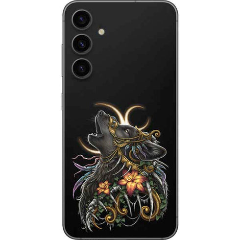 Wolf Howling by Sarah Richter Galaxy S23 FE Skin