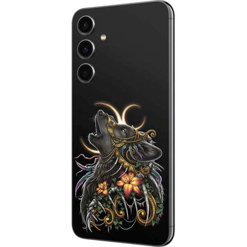 Wolf Howling by Sarah Richter Galaxy S23 FE Skin