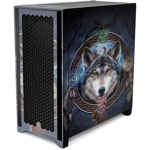 Brigid Ashwood Wolf Symbols Corsair 4000D Tempered Glass Mid-Tower ATX Case Skin