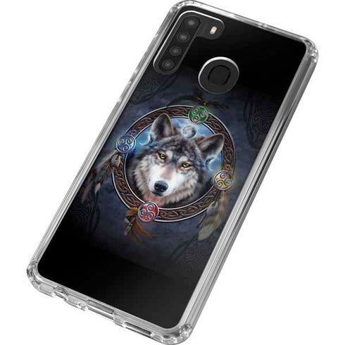 Brigid Ashwood Wolf Symbols Galaxy A21 Clear Case