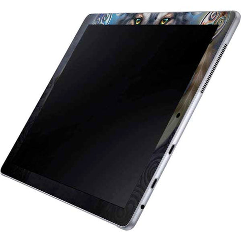 Brigid Ashwood Wolf Symbols Galaxy Book 12in Skin