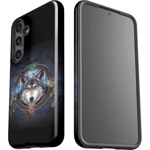 Wolf Symbols by Brigid Ashwood Galaxy S24 Impact Case