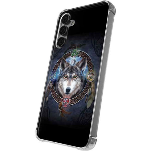 Wolf Symbols by Brigid Ashwood Galaxy S24 Plus Clear Case