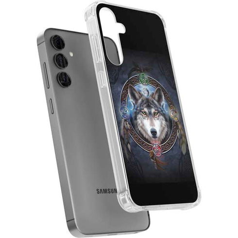 Wolf Symbols by Brigid Ashwood Galaxy S24 Plus Clear Case