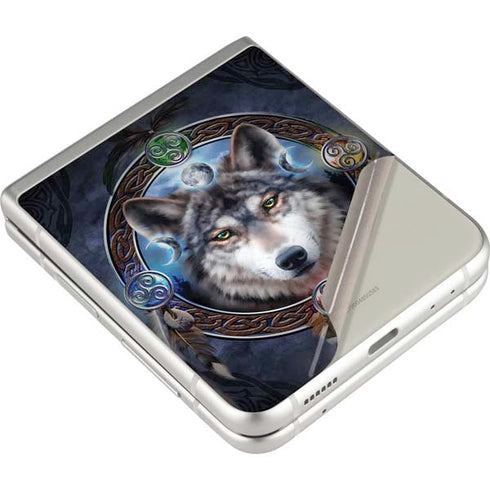 Brigid Ashwood Wolf Symbols Galaxy Z Flip3 5G Skin