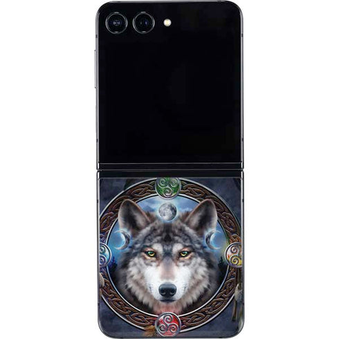 Wolf Symbols by Brigid Ashwood Galaxy Z Flip5 5G Skin