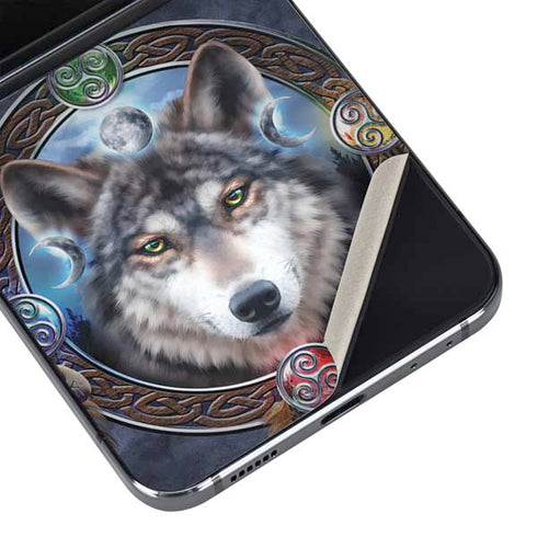 Wolf Symbols by Brigid Ashwood Galaxy Z Flip5 5G Skin