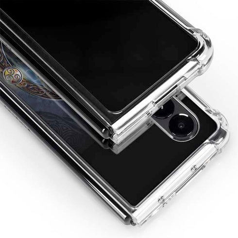 Brigid Ashwood Wolf Symbols Galaxy Z Fold4 5G Clear Case