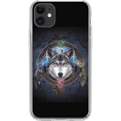 Wolf Symbols by Brigid Ashwood iPhone 11 Clear Case