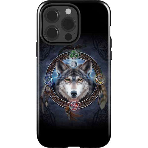 Wolf Symbols by Brigid Ashwood iPhone 15 Pro Impact Case
