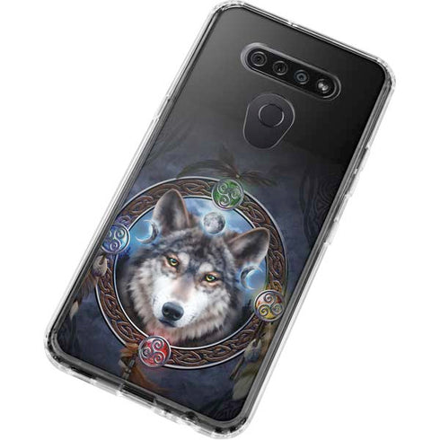 Wolf Symbols by Brigid Ashwood LG K51/Q51 Clear Case