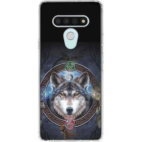 Wolf Symbols by Brigid Ashwood LG Stylo 6 Clear Case