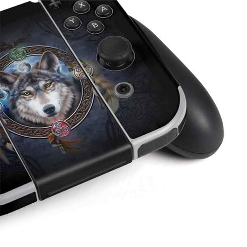 Brigid Ashwood Wolf Symbols Nintendo Switch OLED (2021) Skin