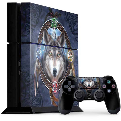 Brigid Ashwood Wolf Symbols PS4 Console and Controller Bundle Skin