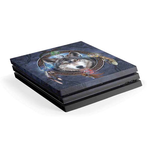 Brigid Ashwood Wolf Symbols PS4 Pro Console Skin