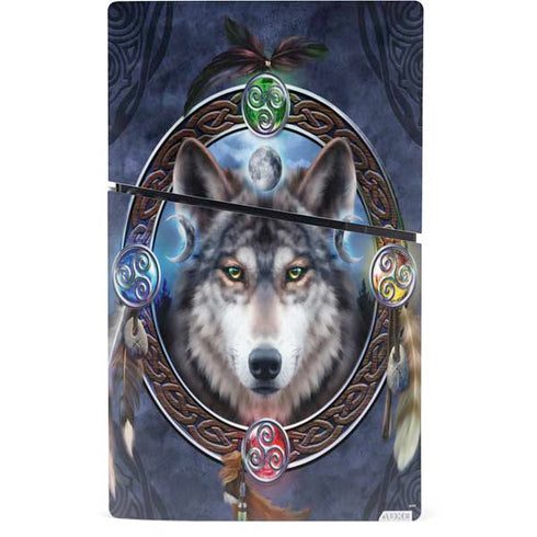 Wolf Symbols by Brigid Ashwood PS5 Slim Digital Edition Bundle Skin