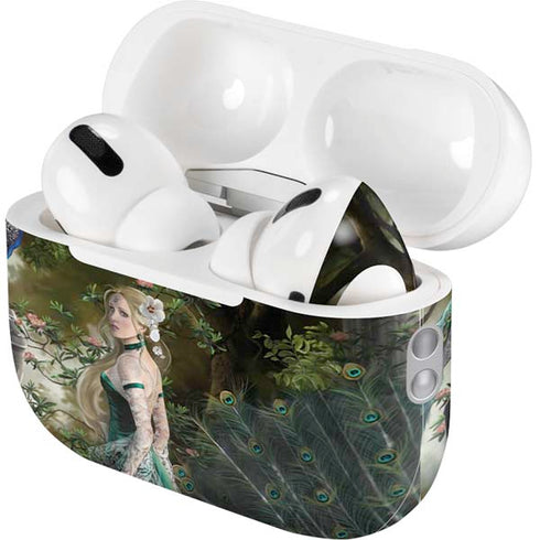 Woman with Peacocks by Nene Thomas AirPods Pro 2nd Gen Skin