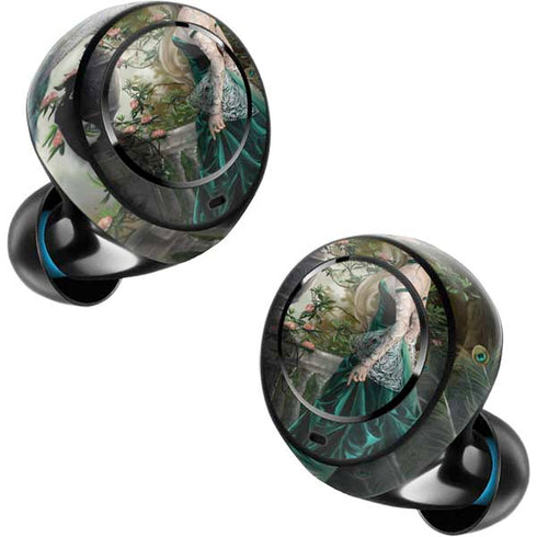 Woman with Peacocks by Nene Thomas Amazon Echo Buds Skin