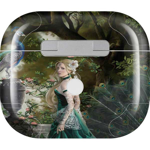 Woman with Peacocks by Nene Thomas Apple AirPods (3rd Gen 2021) Skin