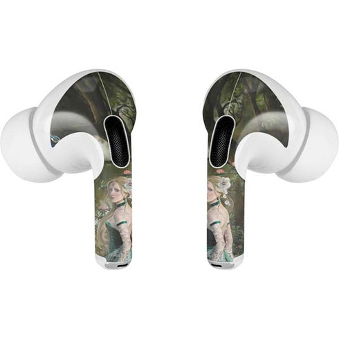 Woman with Peacocks by Nene Thomas Apple AirPods Pro Skin
