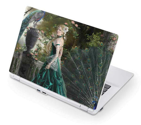 Woman with Peacocks by Nene Thomas Acer Chromebook Skin