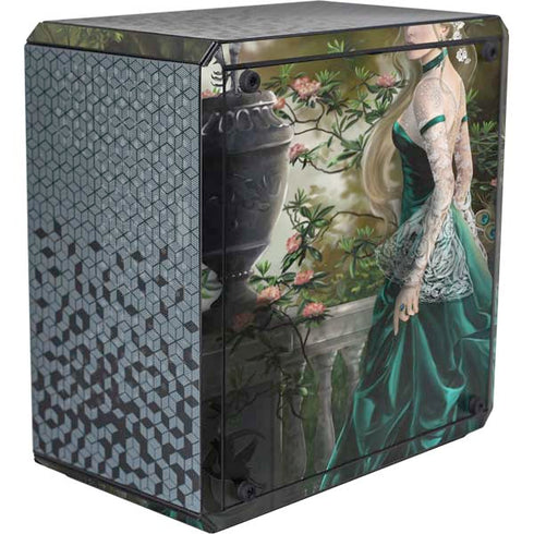 Woman with Peacocks by Nene Thomas Cooler Master MasterBox Q300L Mini Tower Skin