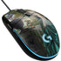 Woman with Peacocks by Nene Thomas G203 Prodigy RGB Wired Gaming Mouse Skin