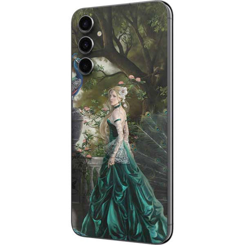 Woman with Peacocks by Nene Thomas Galaxy A14 5G Skin