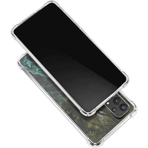 Woman with Peacocks by Nene Thomas Galaxy A32 5G Clear Case